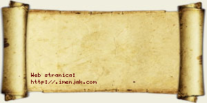 Mina Čakaranović vizit kartica